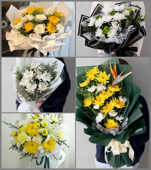 广东梅州市丰顺县留隍镇溪北村白事花束代送